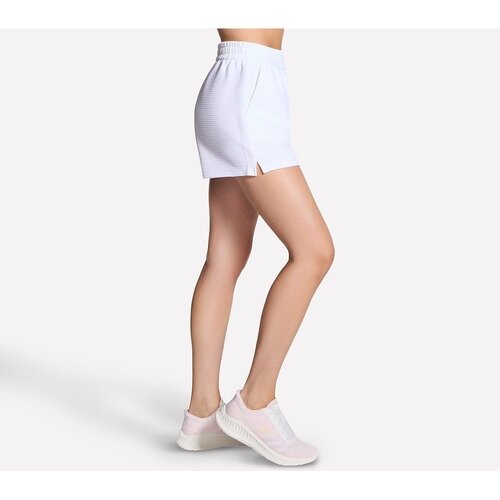 Skechers Pantaloni scurti femei GO WALK Everywhere 4 Inch Slip-in Short SH195-WHT