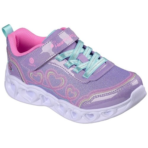 Skechers Pantofi sport copii Heart Lights Bubble Love 303736NC-LVMT