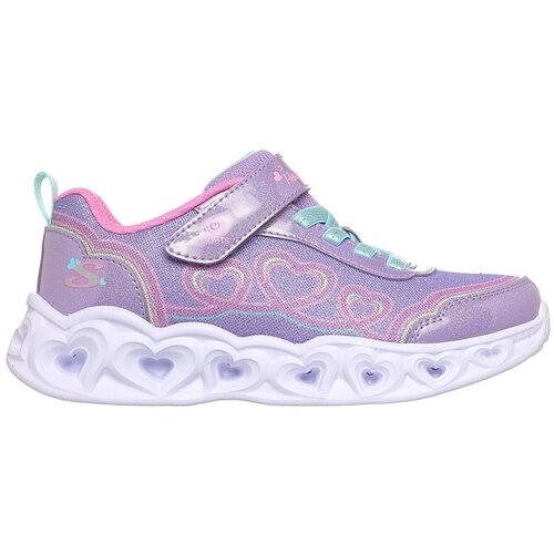 Skechers Pantofi sport copii Heart Lights Bubble Love 303736NC-LVMT