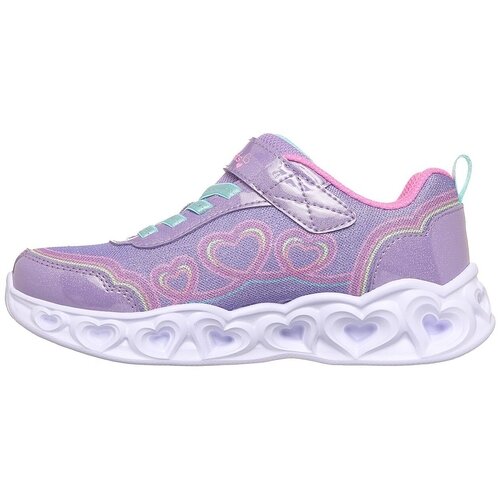 Skechers Pantofi sport copii Heart Lights Bubble Love 303736NC-LVMT