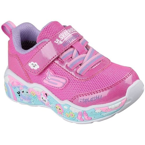Skechers Pantofi sport copii Play Scene Shimmer Splash 303192N-PKLV