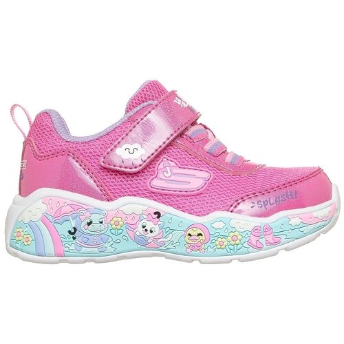 Skechers Pantofi sport copii Play Scene Shimmer Splash 303192N-PKLV
