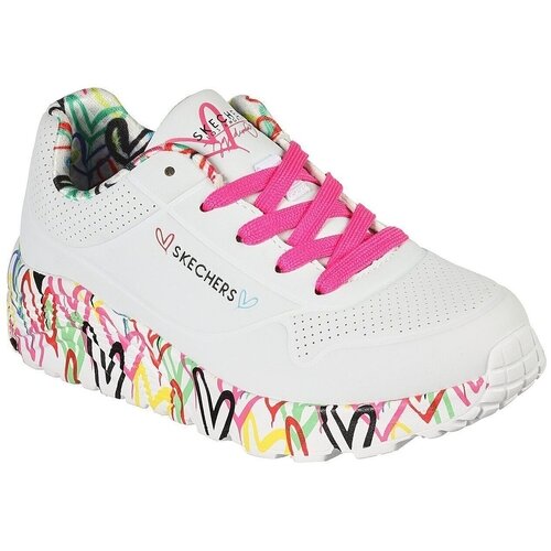 Skechers Pantofi sport copii Uno Lite - Lovely Luv 314976L-WMLT