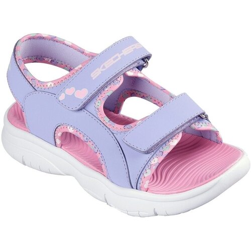 Skechers Sandale copii Flex Splash - Heart 303049L-LVLP