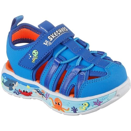 Skechers Sandale copii Play Scene Splash 407041N-LTBL