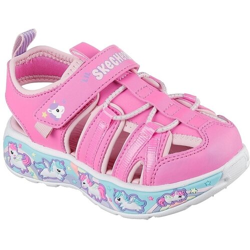 Skechers Sandale copii Play Scene Splash - Cute Crew 303162N-PKLP