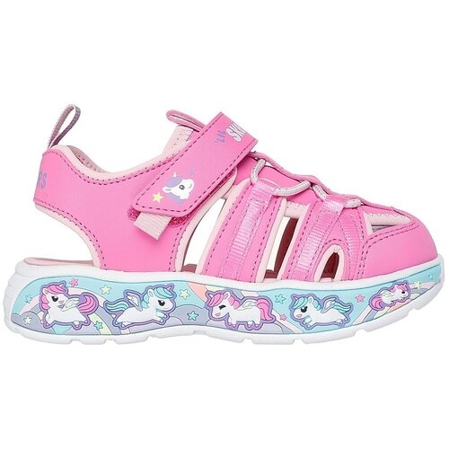 Skechers Sandale copii Play Scene Splash - Cute Crew 303162N-PKLP