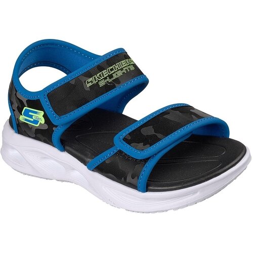 Skechers Sandale copii Sola Glow Sandal - Camo Brigh 407010L-BKBL