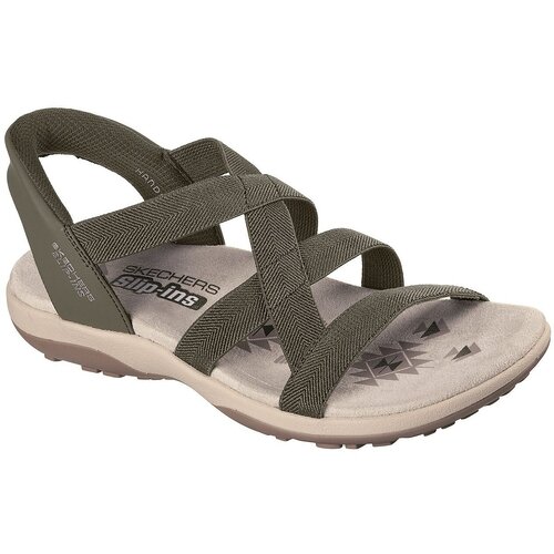 Skechers Sandale femei Reggae Slim - Stretch Flex 163460-OLV