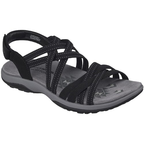 Skechers Sandale femei Reggae Slim - Summer Getaway 163571-BLK