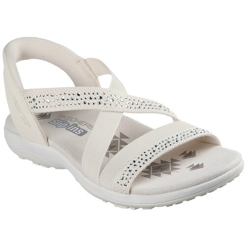 Skechers Sandale femei Reggae Slim - Summer Sparkle 163574-NAT