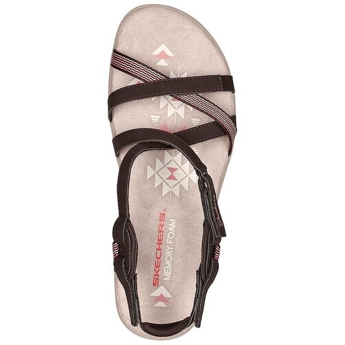Skechers Sandale femei Reggae Slim - Sun Array 163115-CHOC