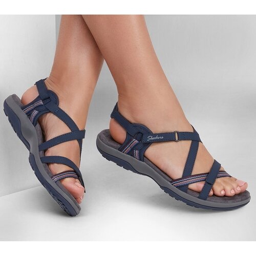 Skechers Sandale femei Reggae Slim - Sun Array 163115-NVY