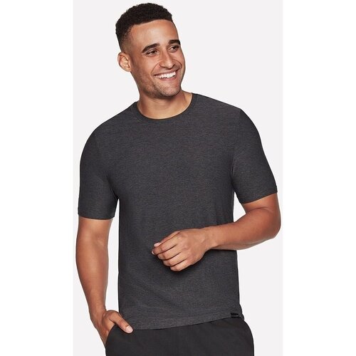 Skechers Tricou barbati GO DRI All Day Tee TS107-BKCC