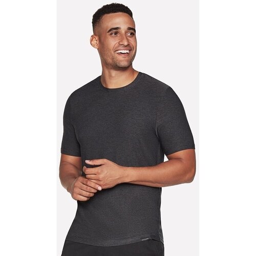 Skechers Tricou barbati GO DRI All Day Tee TS107-BKCC