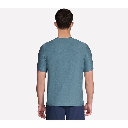 Skechers Tricou barbati GO DRI All Day Tee TS107-NVGY