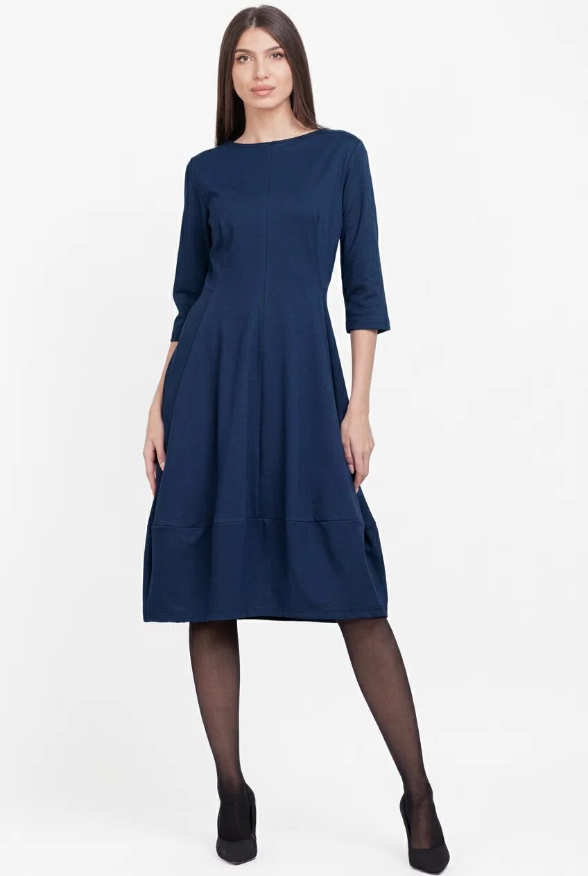 Pierino Rochie lalea din jerseu punto milano bleumarin