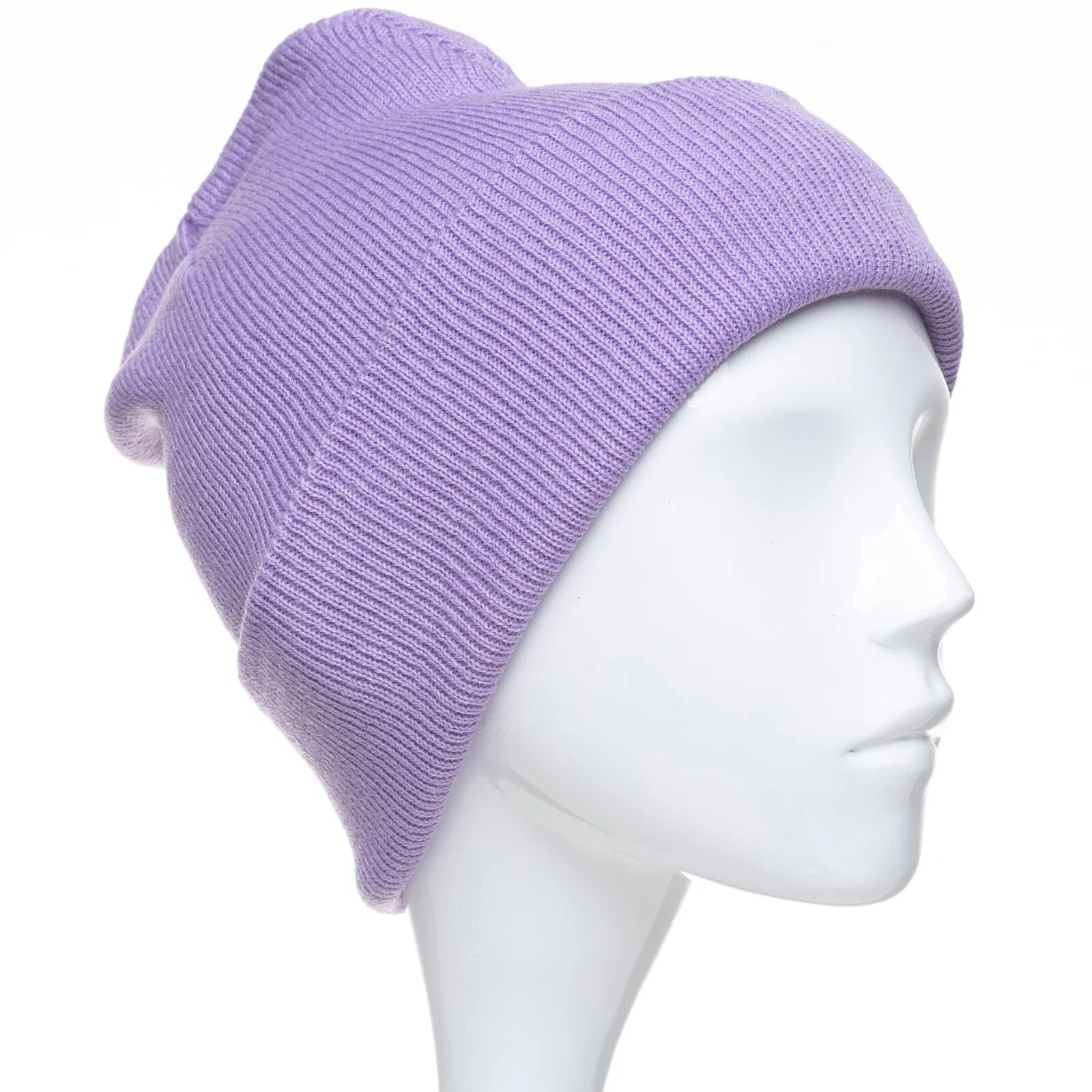 Shopika Caciula unisex model clasic tricotat dublata in interior lila