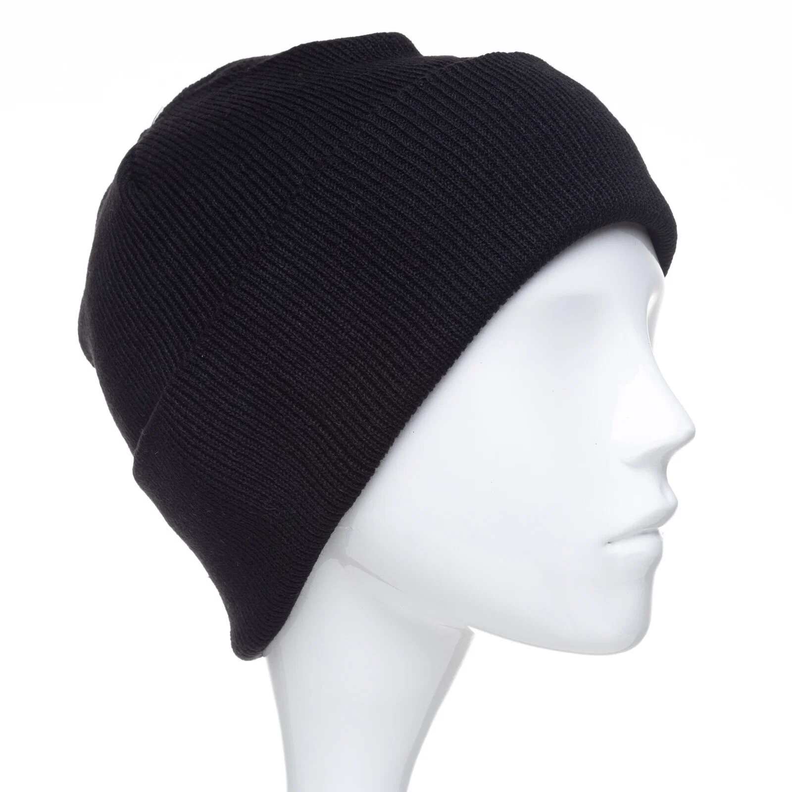 Shopika Caciula unisex model clasic tricotat dublata in interior negru