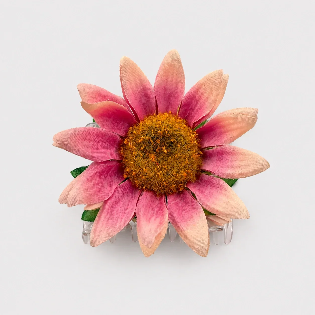 Shopika Clama de par statement cu floare tip dalie supradimensionata Roz