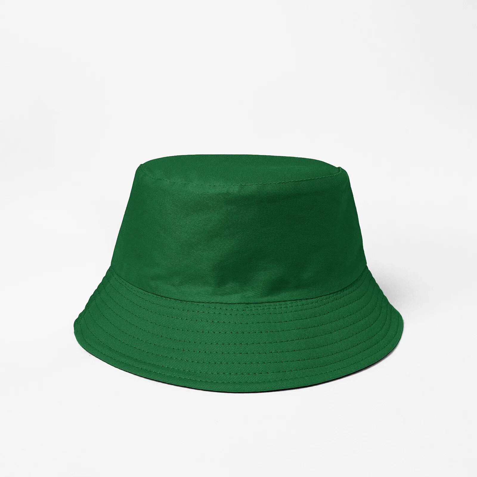 Shopika Palarie tip bucket unisex cu doua fete verde si negru din bumbac
