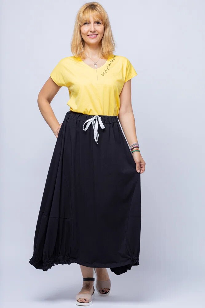 Shopika Tricou galben din bumbac Good Girls