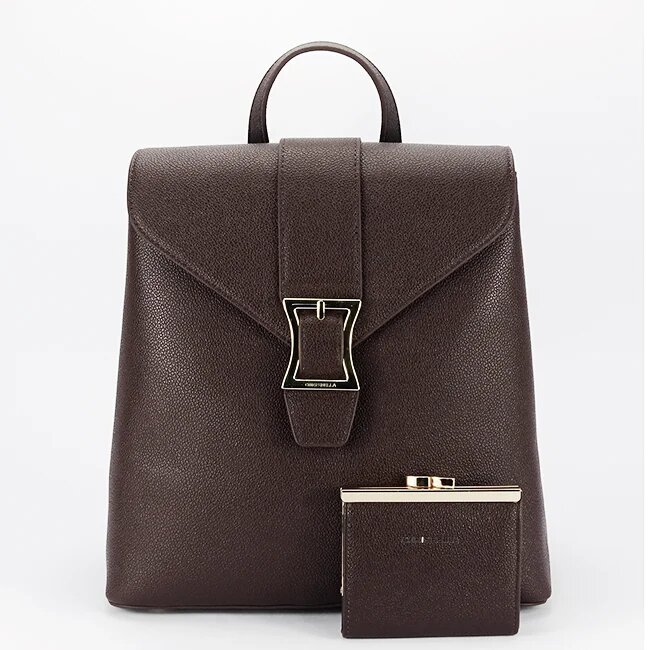 CHRIS BELLA Rucsac maro inchis Premium CB2423-3 M2