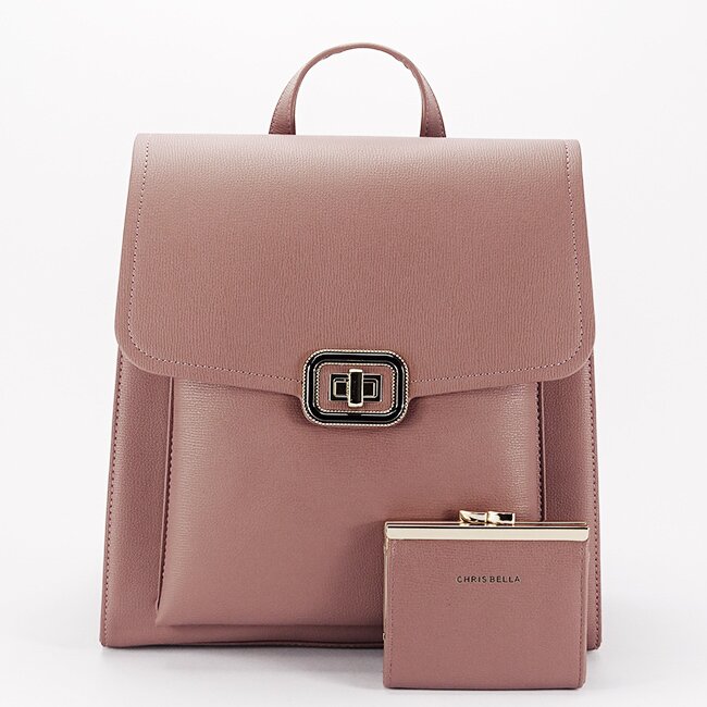 CHRIS BELLA Rucsac plamaniu inchis Premium CB2425-3 127