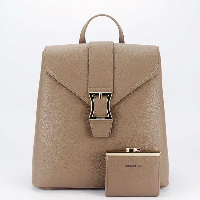 CHRIS BELLA Rucsac taupe Premium CB2423-3 M2