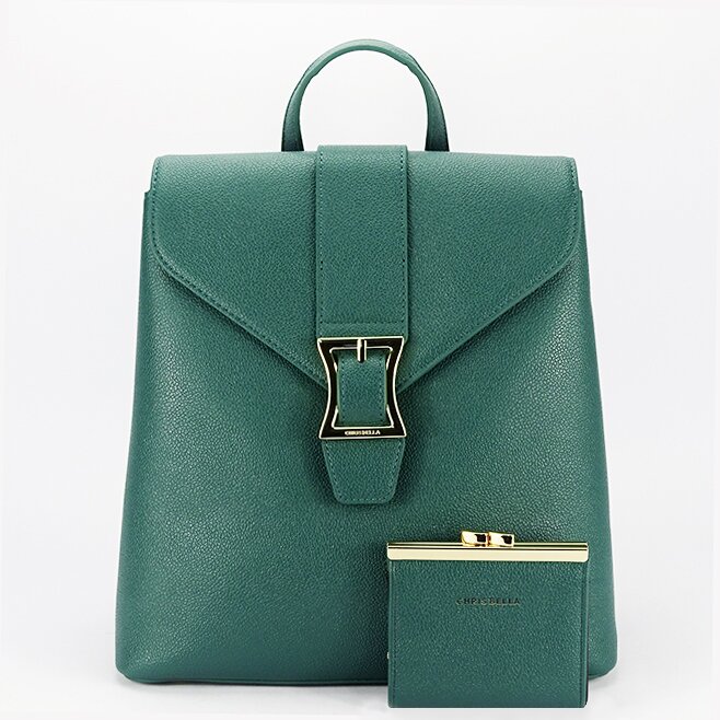 CHRIS BELLA Rucsac verde Premium CB2423-3 M2