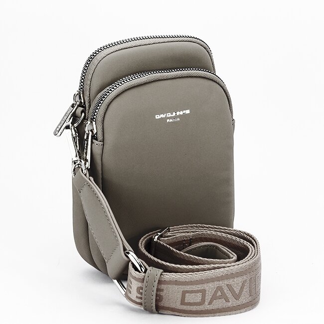 David Jones Borseta taupe crossbody Paris CM6906 M0