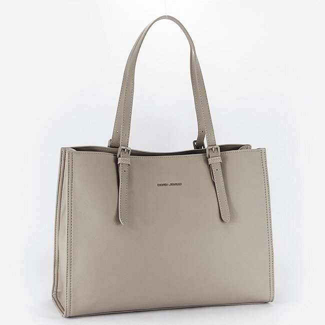 David Jones Geanta bej Paris de talie mare CM8234 M13