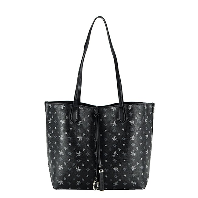 David Jones Geanta cu borseta detasabila 6534A-2 12 Negru