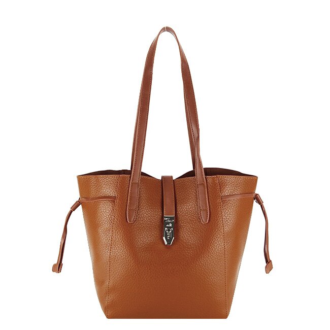 David Jones Geanta mare cu borseta detasabila 6806-2 13 Maro cognac