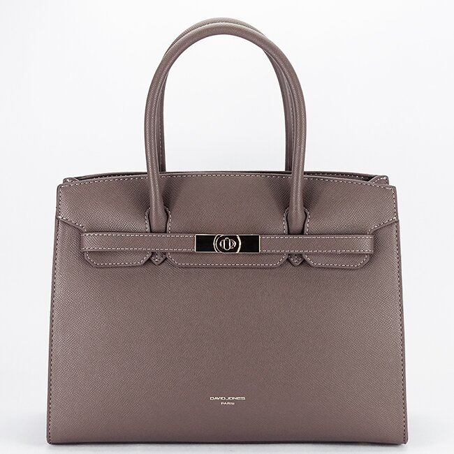 David Jones Geanta mare taupe inchis CM7391-1 17