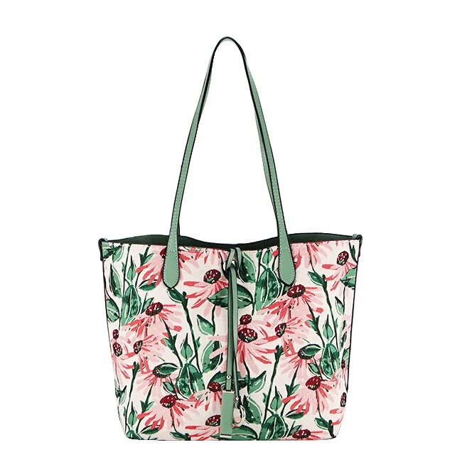 David Jones Geanta verde roz cu borseta detasabila 6755-2 12
