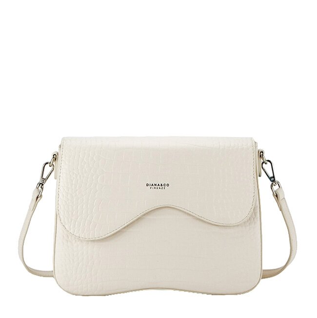 DIANA&CO Geanta crem cu imprimeu de reptila DJM3121-3 15