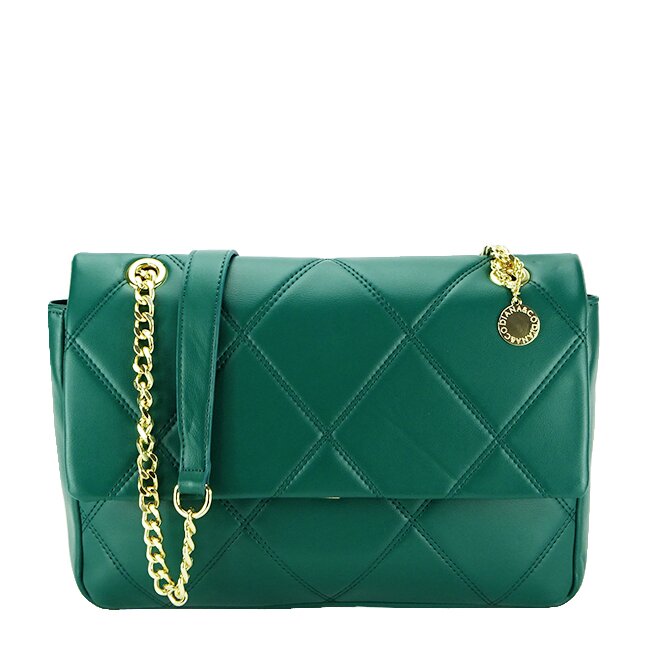 DIANA&CO Geanta medie cu model DTL3208-1 16 Verde smarald