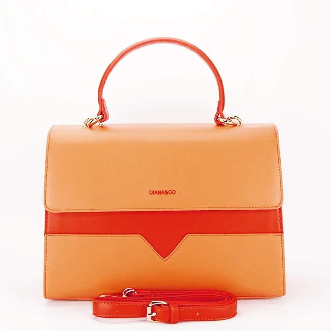 DIANA&CO Geanta medie portocalie DTL3111-3 17