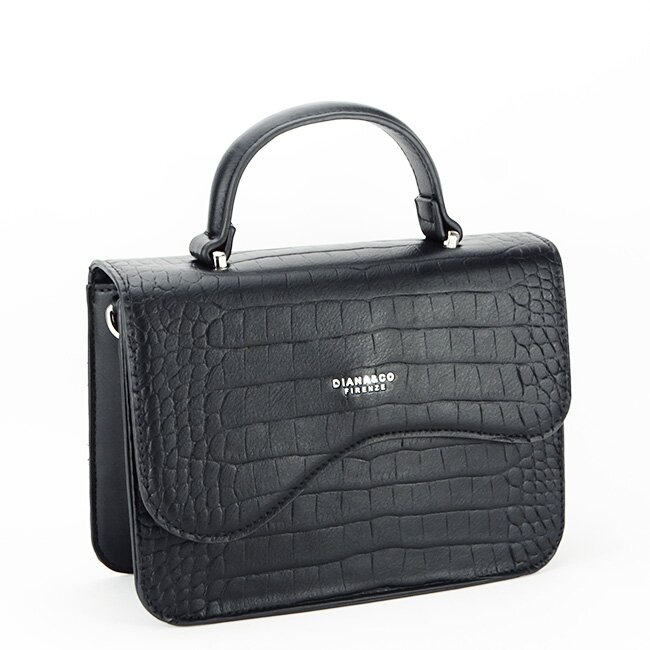 DIANA&CO Geanta mica cu imprimeu de reptila DJM3121-1 14 Negru