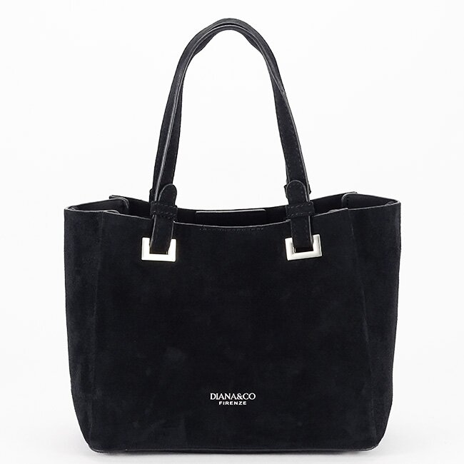 DIANA&CO Geanta neagra din velur DIANACO DHJ929-2 M13