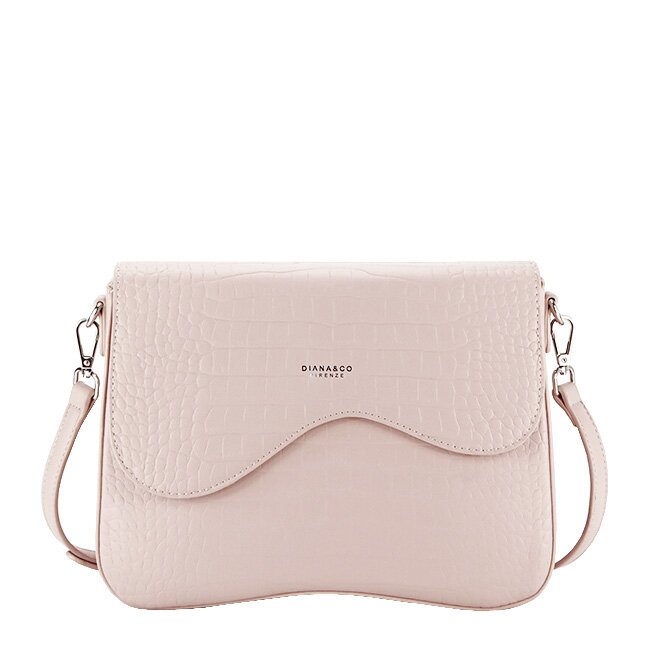 DIANA&CO Geanta roz deschis cu imprimeu de reptila DJM3121-3 15