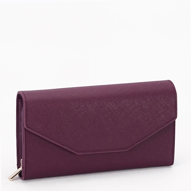 DIANA&CO Portofel bordeaux inchis de dama DianaCO DFX3492-13 M0