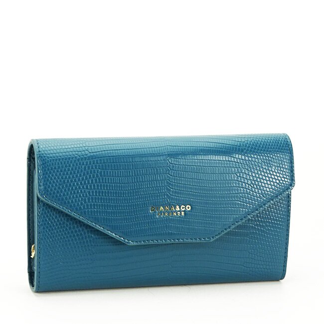 DIANA&CO Portofel de dama DianaCO DFX3496-13 05 Albastru teal