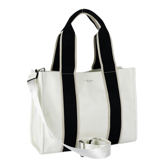 Flora&Co Paris Geanta alba casual FloraCO F6945 M7