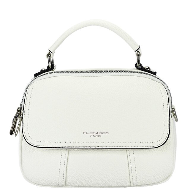 Flora&Co Paris Geanta alba FloraCo Paris F8511 M7