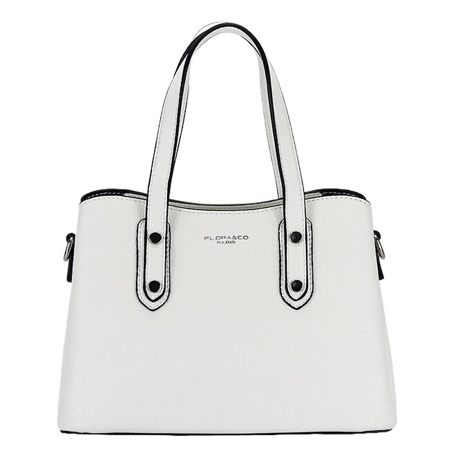 Flora&Co Paris Geanta alba medie FloraCO Paris H8502 15