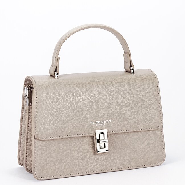 Flora&Co Paris Geanta bej FloraCO F8540 14