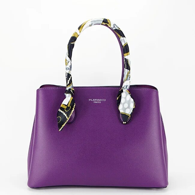 Flora&Co Paris Geanta dama cu esarfa F2573 13 Violet