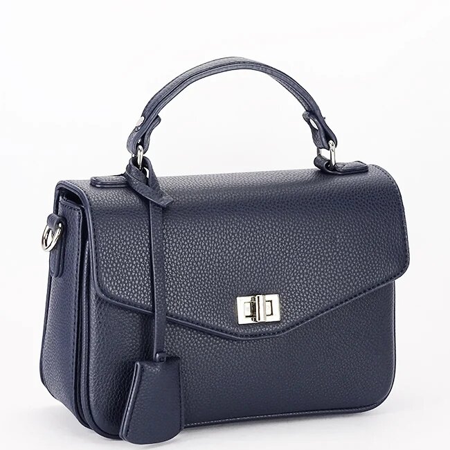 Flora&Co Paris Geanta eleganta bleumarin F6979 M9